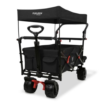 FUXLIFE by FUXTEC FX-CTB800 Chariot de Plage Noir
