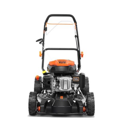 Fuxtec tondeuse à gazon thermique mulching autotractée 196cm3 largeur de coupe 51cm redonne du tonus à votre pelouse