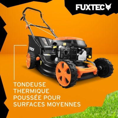 Fuxtec tondeuses a gazon thermiques 457 mm 2600 W 1000 m2 noir 146 cm3