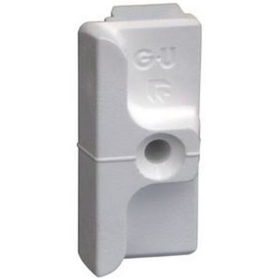 Gâche galet battement mutligamme nylon blanc pour PVC - FERCO - E-18108-00-0-7