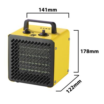 Générateur d'air chaud industriel, céramique 2KW