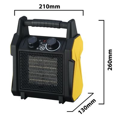 Générateur d'air chaud industriel, céramique 2KW
