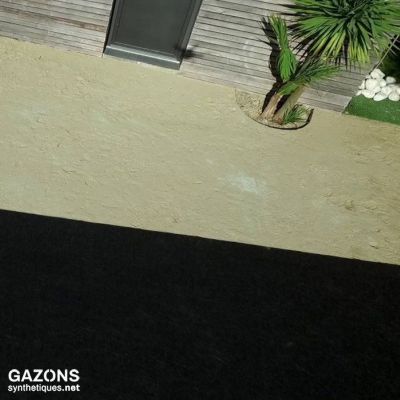 Géotextile tissé 120 gr / m2 pour Gazon synthétique - 1 m x 25 m