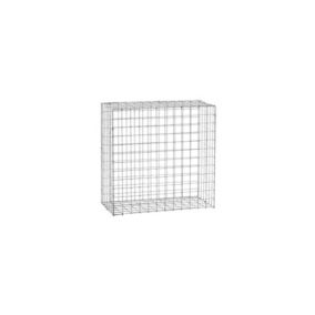 Gabion acier galvanisé L60 x H30 x Pr.30 cm tirants et crampons inclus