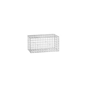 Gabion acier galvanisé L60 x H30 x Pr.30 cm tirants et crampons inclus