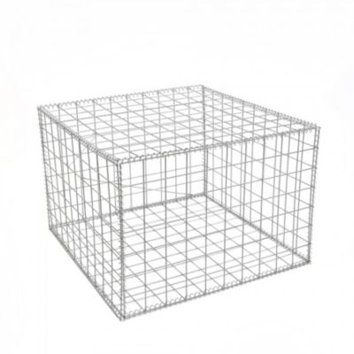 Gabion pour mur en gabion - 100 cm x 100 cm x 70 cm Maille rectangulaire 50 mm x 100 mm (Spirales) 4.5 mm