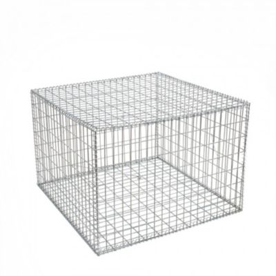 Gabion pour mur en gabion - 100 cm x 100 cm x 70 cm Maille rectangulaire 50 mm x 100 mm (Spirales) 4.5 mm