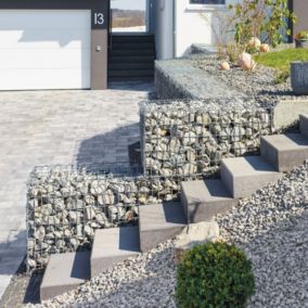 Gabion renforcé fil 4,5 mm à spirales - Gris galvanisé