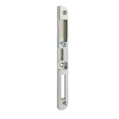 Gâche centrale à encastrer gauche 190x18x13 mm pour têtière