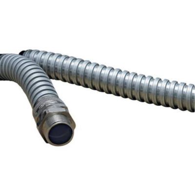 Gaine de protection acier galvanisé SC10 9 mm - 10 m, diamètre intérieur 6,80 mm