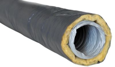 Gaine en PVC souple isolée 25mm, ø125 mm - 6 m