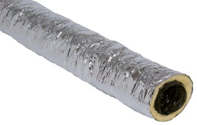 Gaine en PVC souple isolée Aldes 25mm, ø80 mm x 6 m