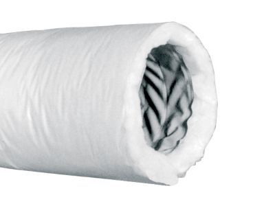 Gaine en PVC souple isolée HBH 25mm, ø80 mm - 6 m