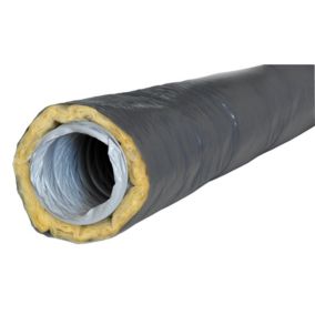 Gaine en PVC souple isolée HBH 25mm, ø80 mm - 6 m