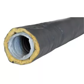 Gaine en PVC souple isolée Strulik 25mm, ø125 mm x 6 m