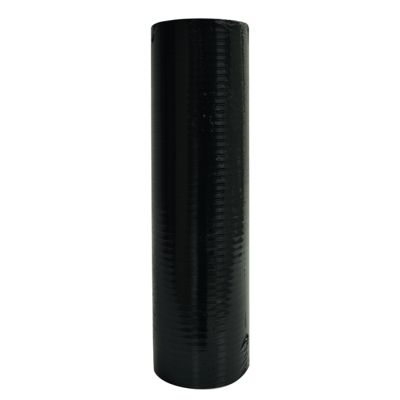 Gaine flexible compact noire arrivée air frais sur poêle étanche bois granulés 1.5 mètre - Diamètre (mm) 60