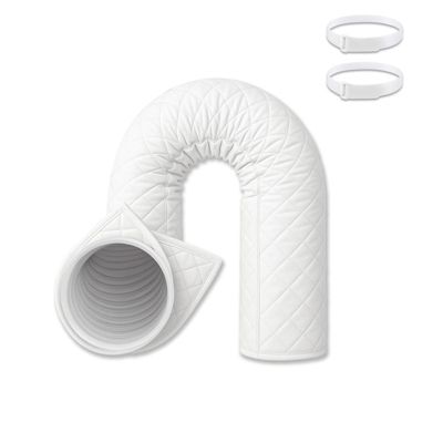 Gaine isolante pour tuyau flexible de climatiseur portable, gaine isolante pour conduit de ventilation, 150 x 52 cm, blanc