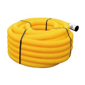 Gaine pour réseaux enterrés jaune Ø 40 mm x 15 m Fitt