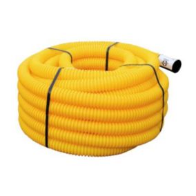 Gaine pour réseaux enterrés jaune Ø 40 mm x 25 m Fitt