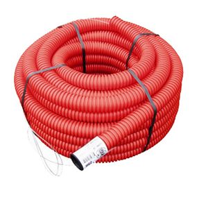 Gaine pour réseaux enterrés rouge Ø 40 mm x 15 m Fitt