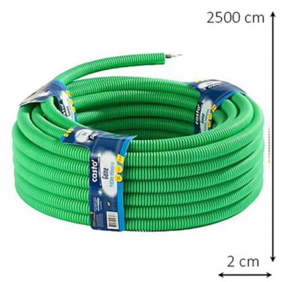 Gaine préfilée TV coaxial Diall ø20 - 25 m