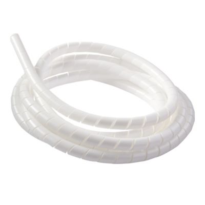 Câble Rangement. Tube organisateur blanc en spirale de 6-60 mm longueur 5 m