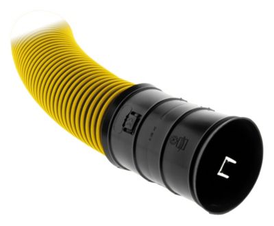 Gaine TPC diamètre 90mm 25m - Jaune - Zenitech