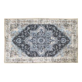 Galdar - tapis - bleu - 200x300 cm - Lisa Design