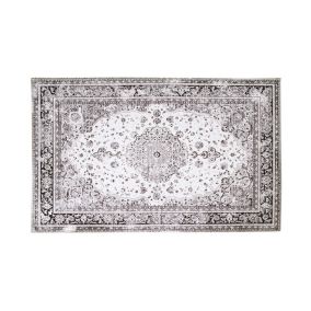 Galdar - tapis - noir et blanc - 160x230 cm - Lisa Design