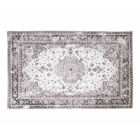 Galdar - tapis - noir et blanc - 200x300 cm - Lisa Design