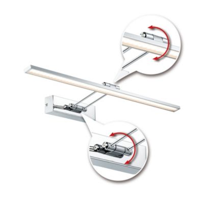 Galeria Éclairage de tableau LED Beam 2700K 1050lm 230V 11W Chrome