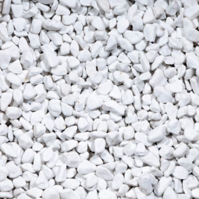 Galet Blanc Pur 16-25 mm - Sac 20 kg (0,3 m²) - RO'MA NATURE