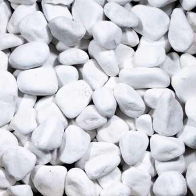 Galet Blanc Pur 40-60 mm - Sac 20 kg (0,2 m²) - RO'MA NATURE