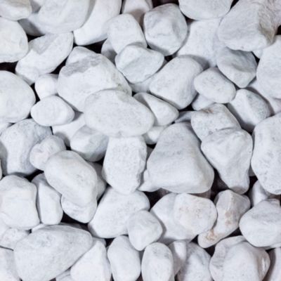 Galet Marbre Blanc Carrare 60-100 mm - Sac 20 kg (0,2 m²) - RO'MA NATURE