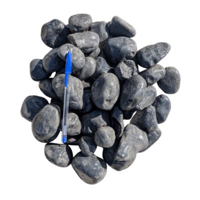 Galet marbre gris anthracite 40/60 mm - Pack 5 Big Bag 1,5T - 50 m²