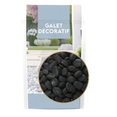 Galet poli noir 10/20 en sac de 5 L