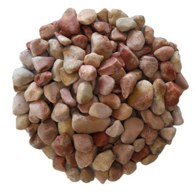 Galet roulé rose de Provence 10/20 en big bag de 350 KG