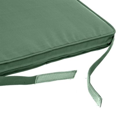 Galette de chaise 4 points Korai Vert olive - Hespéride