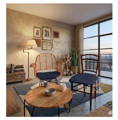 Galette de chaise 4 rabats Collection Nelsen