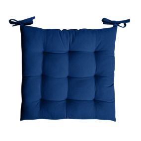 Coussin arrondi pour chaise 45x45 cm bleu-rouge - HORNBACH