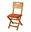 Galette de chaise carrée Cocos orange