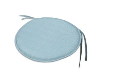 Galette de chaise carrée Cocos bleu 38 x 38 cm