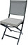 Galette de chaise carrée Florida gris blanc 40 x 40 cm