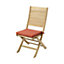 Galette de chaise carrée Halti orange 40 x 40 cm