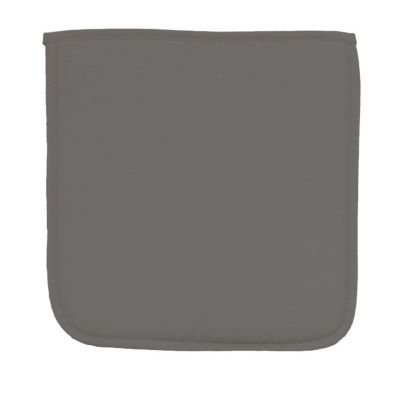 Galette de chaise carrée Peps anthracite 38 x 38 cm, ép.30mm