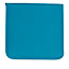 Galette de chaise carrée Peps bleu 38 x 38 cm, ép.30 mm