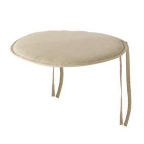 Galette de chaise Cocos beige ø38 cm