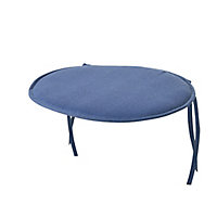 Galette de chaise Cocos bleu ø38 cm
