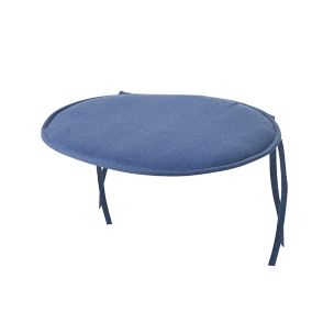 Galette de chaise Cocos bleu ø38 cm