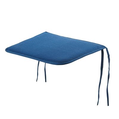 Galette de chaise Cocos bleu 38 x 38 cm